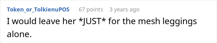 Screenshot of a Reddit comment discussing a woman admitting to cheating multiple times for variety.