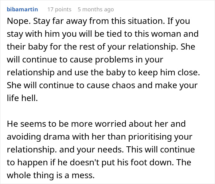 Woman Asks The Internet How To Get Rid Of Her BF&rsquo;s Pregnant Ex, Gets A Brutal Reality Check