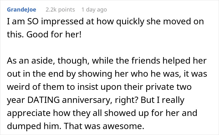 Lady Aghast After "Perfect" BF Displays His Red Flags By Mocking Her Gift In Front Of Their Friends