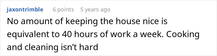 Screenshot of an online comment where a guy complains about his wife&rsquo;s efforts while people focus more on their kid&rsquo;s well-being.