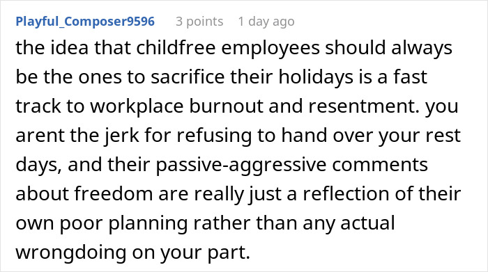 &ldquo;Must Be Nice&rdquo;: Coworkers Make Snarky Comments When Childfree Woman Refuses To Sacrifice Her PTO