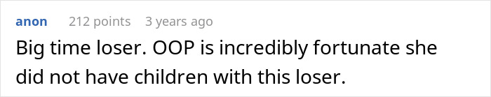 Social media comment reacting to a woman weirded out by husband&rsquo;s obsession with her sister&rsquo;s weight.