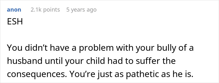 Comment on a forum post discussing a vegan-hating husband ruining his daughter&rsquo;s friendship and the wife&rsquo;s response.