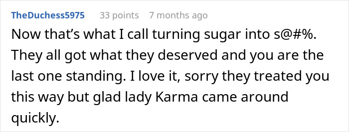 Woman congratulates boyfriend and his pregnant mistress in front of coworkers, causing a tense workplace moment.