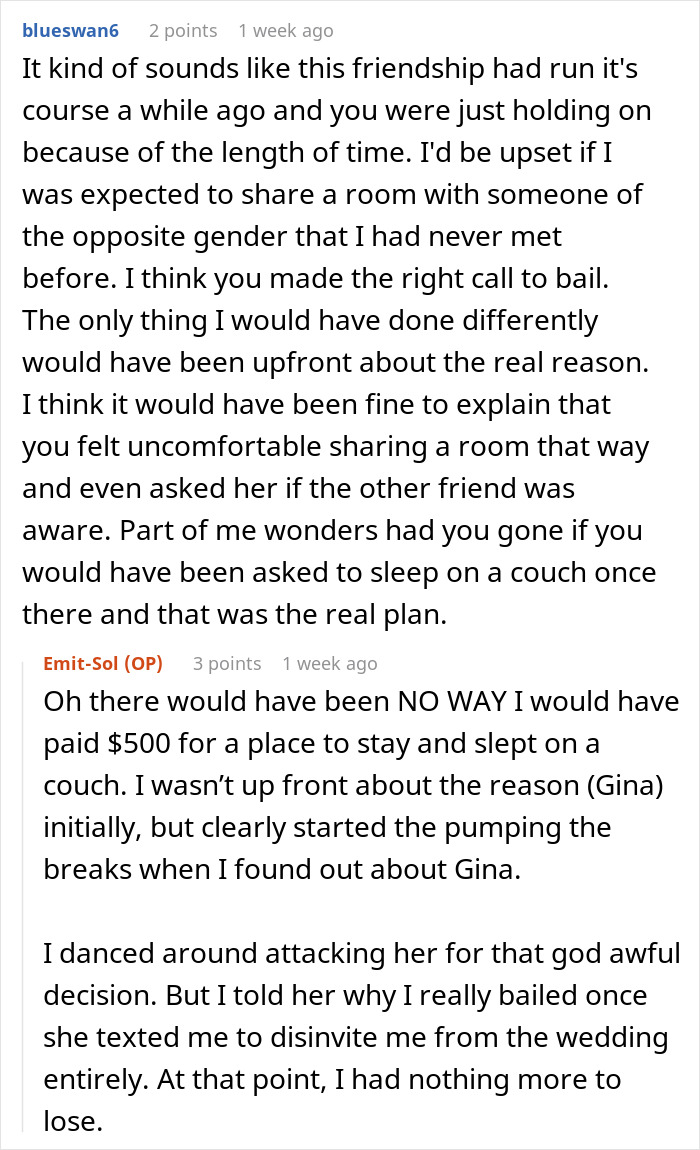 Online conversation discussing a bride&rsquo;s obsession with control costing her close friendships before the wedding.