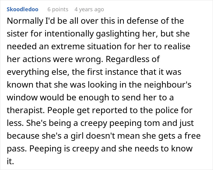 Alt text: Reddit comment discussing a sister demanding her brother dump his secret boyfriend so she can date him instead.