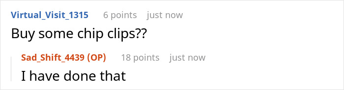 Fed-Up Partner Cuts Off Snack Supply As GF Keeps Wasting It, She&rsquo;s Mad She Doesn&rsquo;t Have Fresh Chips