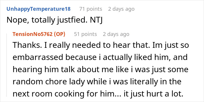 Deceitful Man Takes Advantage Of Woman's Crush, Uses Her For Washer And Free Food, She Kicks Him Out