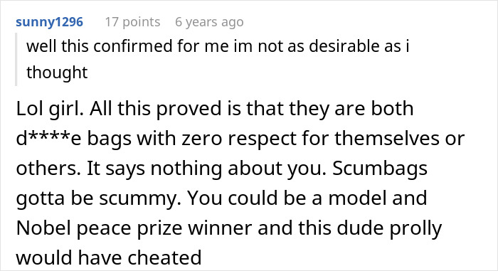 Text conversation about a woman struggling to coexist with her boyfriend&rsquo;s female friend, regretting the relationship decision.