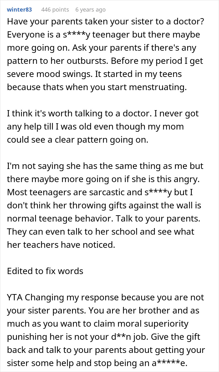 &ldquo;Spent $150 To Get Yelled At&rdquo;: Drama Ensues When Man&rsquo;s Teen Sister Throws A Birthday Tantrum