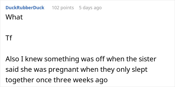 Comment discussing suspicion about a man cheating on his girlfriend with her sister and their plan to teach him a lesson. Comment discussing suspicion about a man cheating on his girlfriend with her sister and their plan to teach him a lesson.