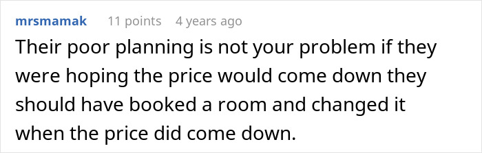 Family Ignores All Booking Warnings, Then Demands To Stay With Couple In Their Hotel Room