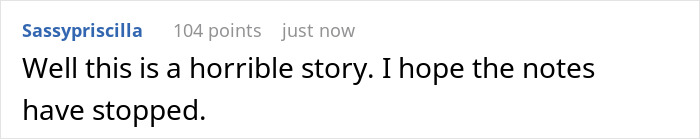 Comment expressing sympathy about a man losing his mind as a secret enemy vandalizes his daughter's grave and leaves vile letters.