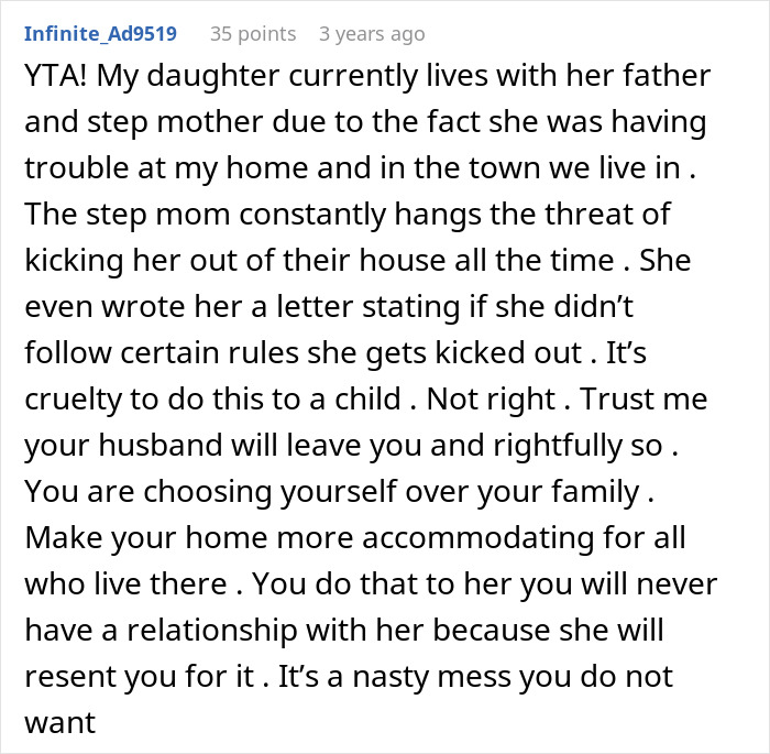 Woman Wants 18YO Stepdaughter To Move Out As She Was Already “Nice Enough To Let Her Stay For 6 Years” Woman Wants 18YO Stepdaughter To Move Out As She Was Already “Nice Enough To Let Her Stay For 6 Years”