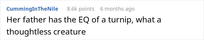 Screenshot of a social media comment criticizing a man for using his grandson's funeral to stage his breakup drama.