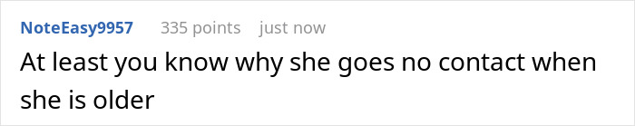 Screenshot of a forum comment discussing a cruel dad saying kids won&rsquo;t remember their birthdays later.