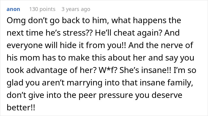 MIL Breaks Down And Tells Woman Her Fianc&eacute;'s Secret While He's In The Hospital: "Worried About His Sins"