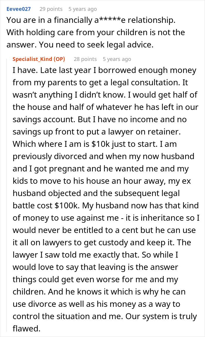 &ldquo;I Am Beyond Devastated&rdquo;: SAHM Finds Out Husband Is Keeping Money From Her, Then Gets Asked For Divorce
