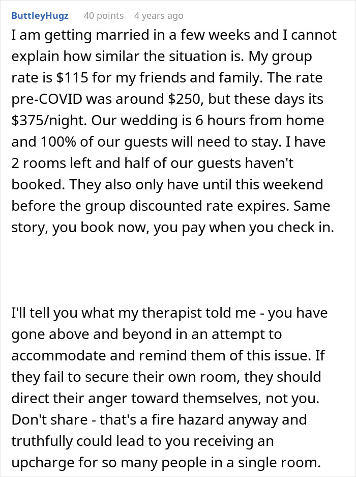 Family Ignores All Booking Warnings, Then Demands To Stay With Couple In Their Hotel Room
