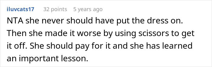 Teen Claims Her Dad &ldquo;Ruined Her Future&rdquo; After Making Her Pay For The Wedding Dress She Destroyed