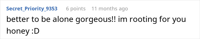 Screenshot of a text message where a woman encourages someone, showing audacity in bold words related to sleeping with a married man.