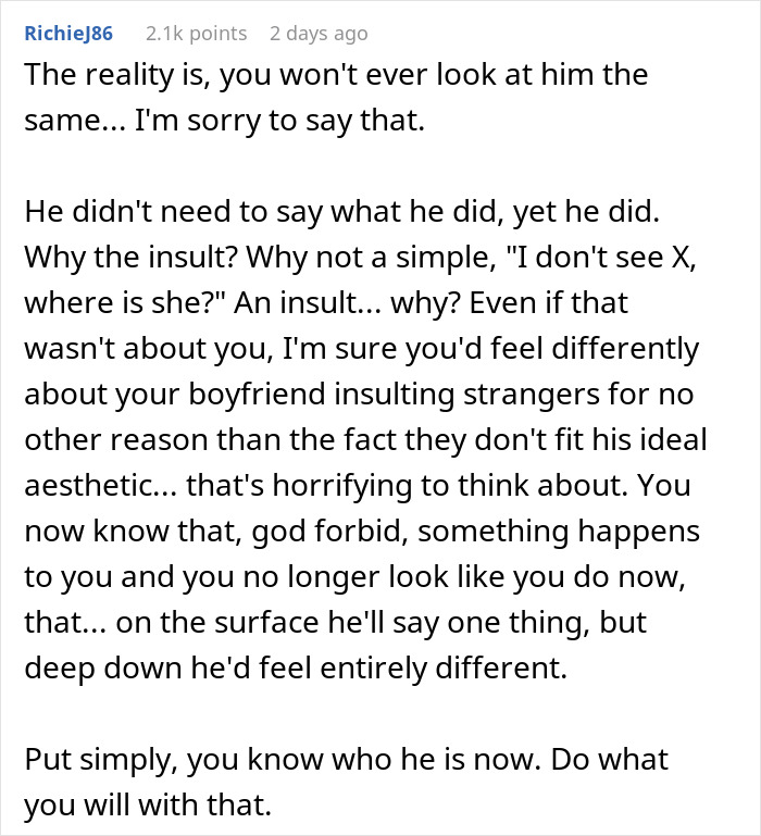 Guy Sees An Old Video Of His Girlfriend, His Disgusting Comment Leaves Her Traumatized