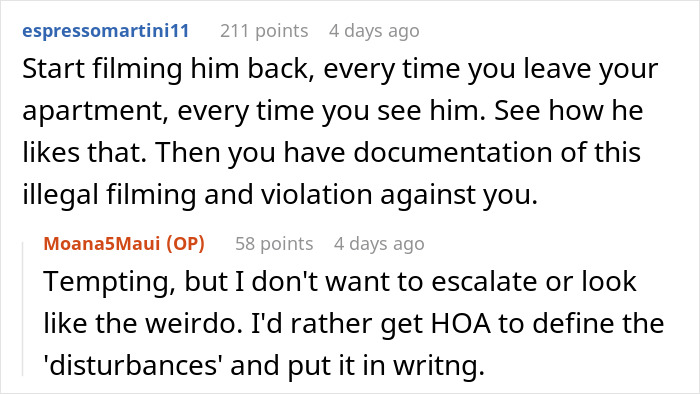 Woman Freaked Out By Shady Neighbor Constantly Filming Her, Finds Out He's A "Nuisance" Snitch