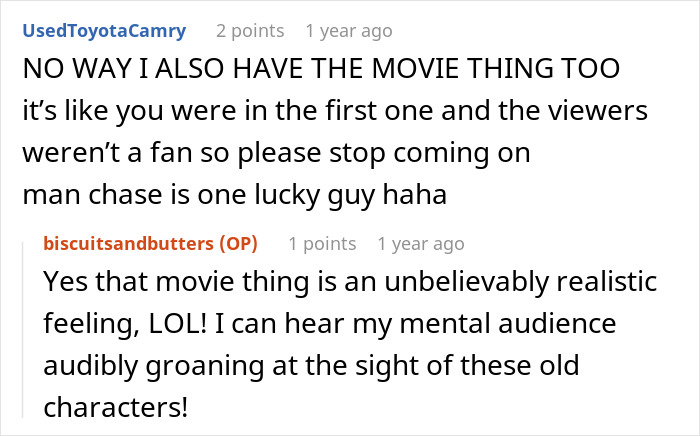 Screenshot of a Reddit conversation where a woman's innocent goofy joke reveals her husband as a horrible, cheating jerk.