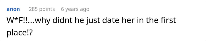 Screenshot of an online comment discussing relationship regrets about coexisting with a boyfriend&rsquo;s female friend.