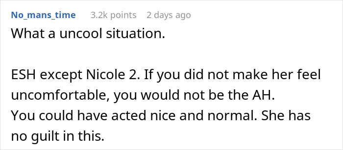Screenshot of a Reddit comment discussing a coworker ambushed on a date by a lady hyping up her stunner friend.