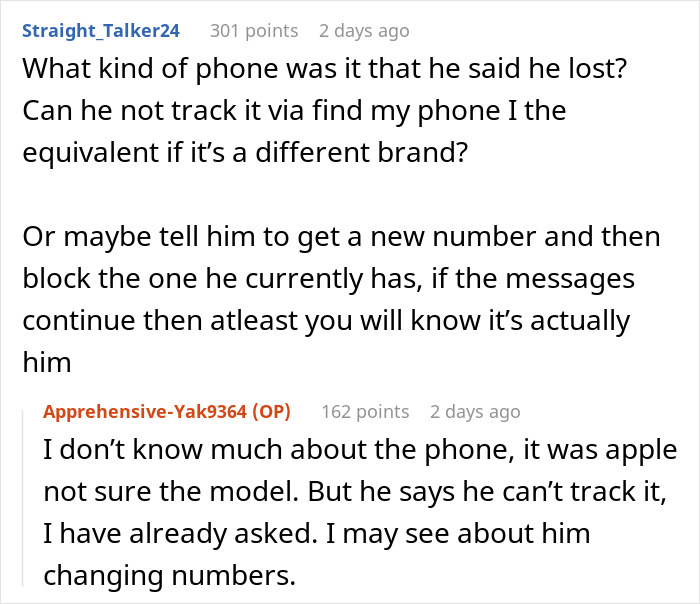 Screenshot of an online conversation discussing a woman suspecting her husband is a psychopath after disturbing texts. Screenshot of an online conversation discussing a woman suspecting her husband is a psychopath after disturbing texts.