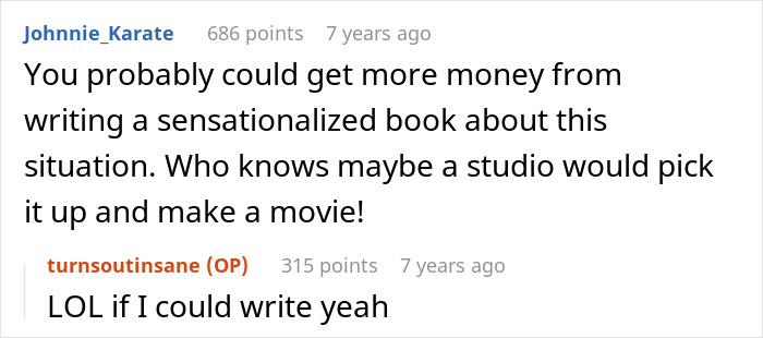 Screenshot of an online discussion about a DNA lab mixing paternity results and a man disowning the wrong son.