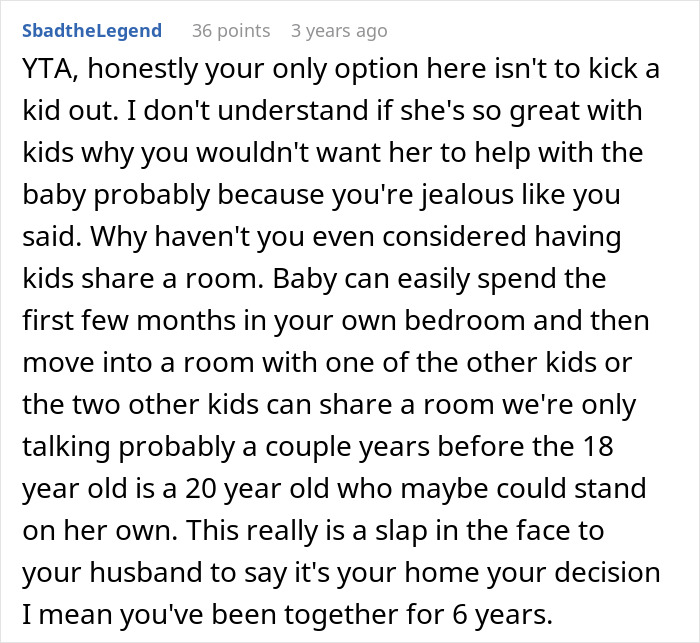 Woman Wants 18YO Stepdaughter To Move Out As She Was Already “Nice Enough To Let Her Stay For 6 Years” Woman Wants 18YO Stepdaughter To Move Out As She Was Already “Nice Enough To Let Her Stay For 6 Years”