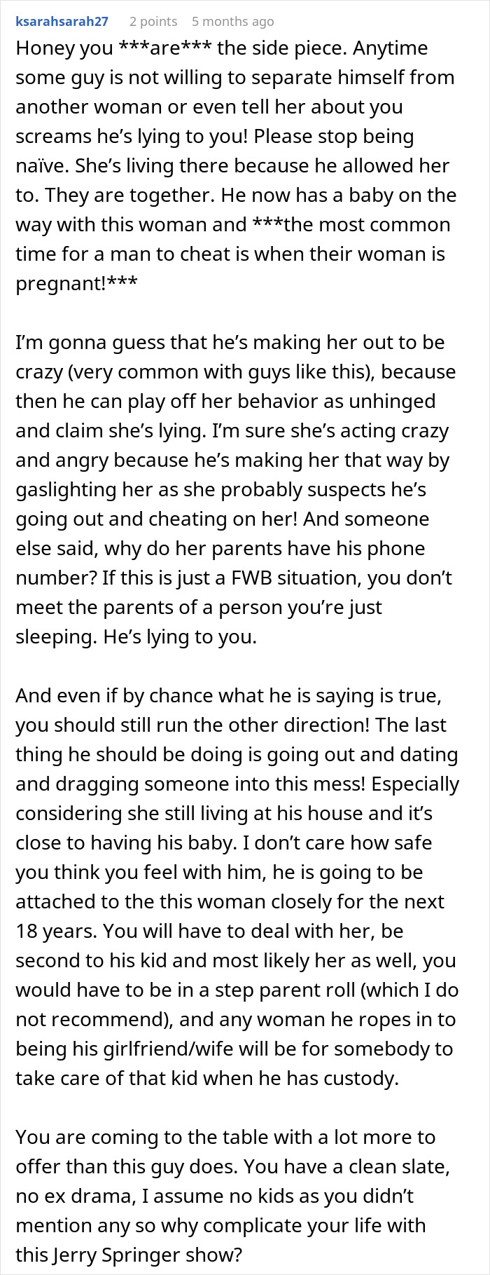 Woman Asks The Internet How To Get Rid Of Her BF&rsquo;s Pregnant Ex, Gets A Brutal Reality Check