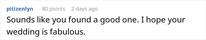 A woman commenting on wanting to wear a white dress to a wedding, while someone calls it a yellow dress.