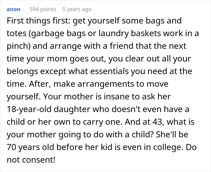 Mom Holds Daughter To A Disturbing &ldquo;Promise&rdquo; She Made At 14 Before She Knew What It Really Meant