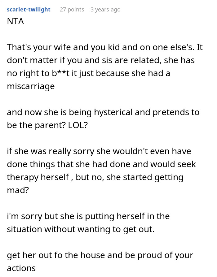 Man Kicks Sister Out After Finding Out What She&rsquo;s Been Secretly Doing To His Pregnant Wife And Kid