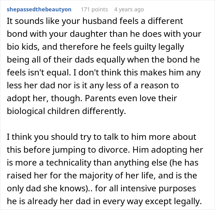 Man Refuses To Adopt Stepdaughter After Raising Her For 10 Years, Breaks Her Heart