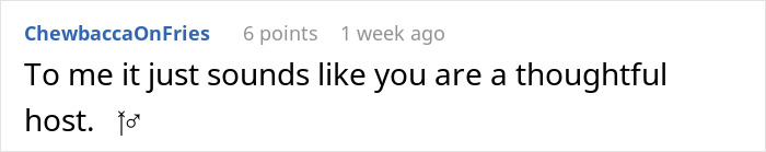 Screenshot of a social media comment praising a man who stashes Midol and tampons in the bathroom for friends.