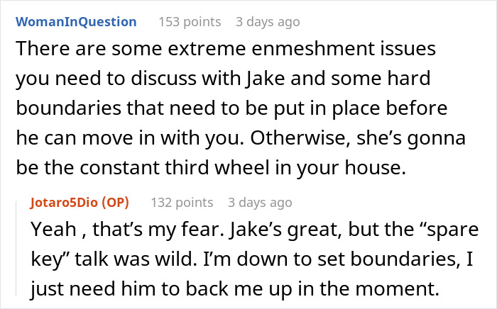 Reddit conversation about mom playing dorm inspector and checking boyfriend&rsquo;s place before moving in with 26-year-old son.