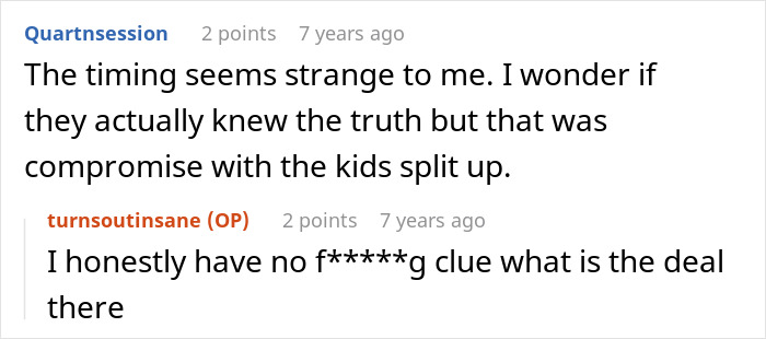 Reddit comments discussing DNA lab mixes paternity results revealing a man disowned the wrong son and seeks to reconnect.