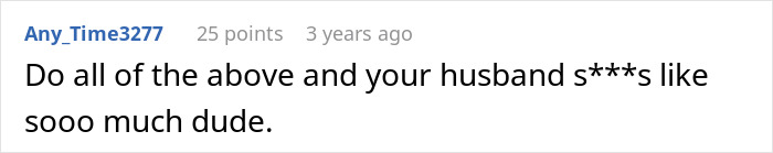 Screenshot of a woman&rsquo;s innocent goofy joke revealing her husband is a horrible cheating jerk in an online comment.