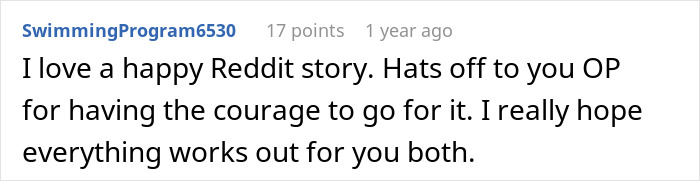 Reddit comment praising a man&rsquo;s love story after reconnecting with the ex he never stopped thinking about.