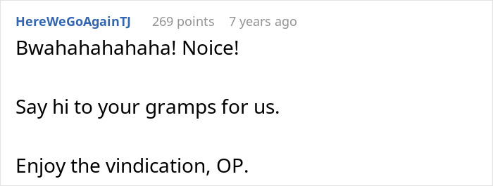 Screenshot of a Reddit comment celebrating a man&rsquo;s realization after DNA lab mixes paternity results.