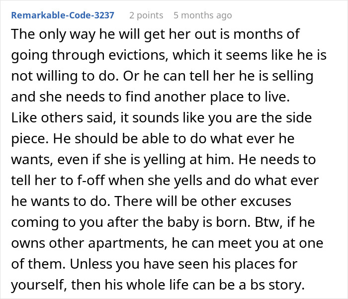 Woman Asks The Internet How To Get Rid Of Her BF&rsquo;s Pregnant Ex, Gets A Brutal Reality Check