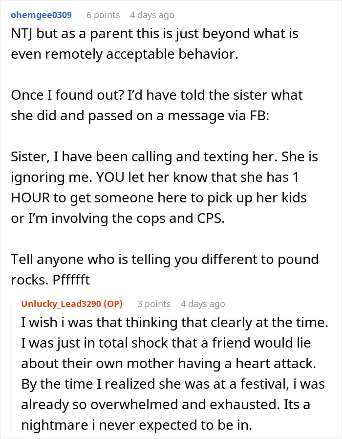 Woman Tricks Friend Into Babysitting Kids And Turns Off Phone, Freaks Out When She Calls The Cops