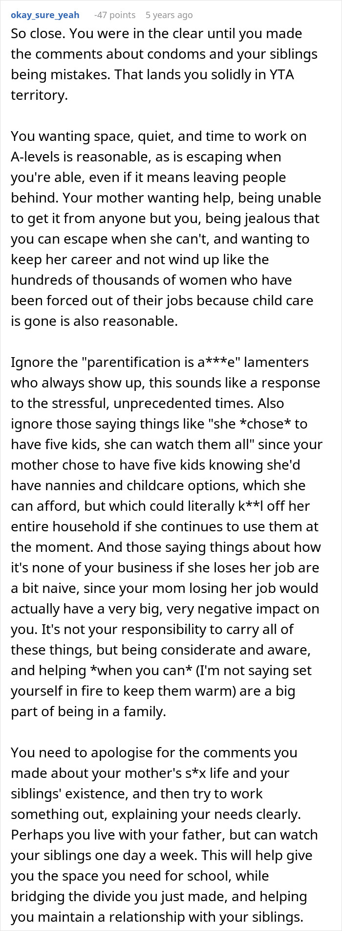 Mom Turns Oldest Daughter Into A Nanny Of Her 5 Kids, Then Gets Upset She Wants To Move In With Dad
