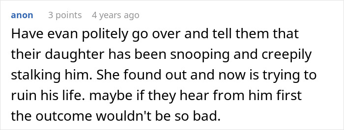 Comment discussing a sister catching her brother with his secret boyfriend and wanting to date him instead.