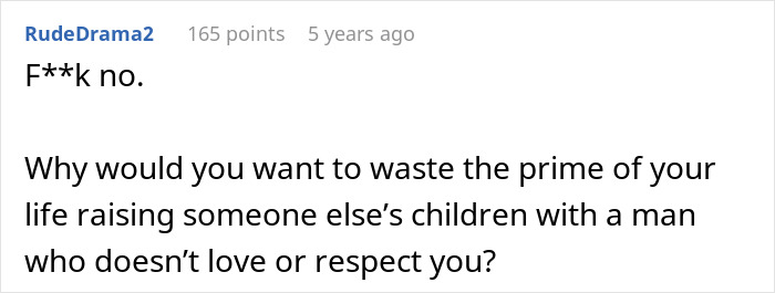 Screenshot of a forum comment expressing strong regret about ditching fianc&eacute;e to chase the one that got away.