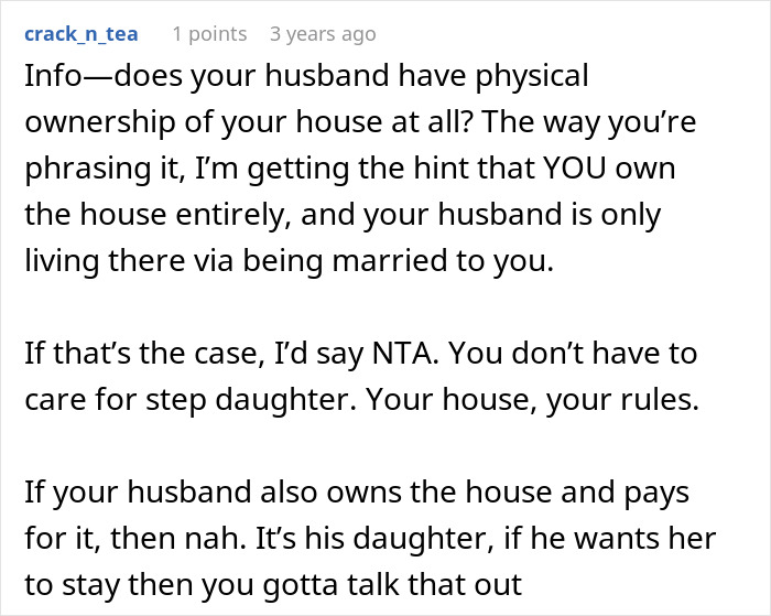 Woman Wants 18YO Stepdaughter To Move Out As She Was Already “Nice Enough To Let Her Stay For 6 Years” Woman Wants 18YO Stepdaughter To Move Out As She Was Already “Nice Enough To Let Her Stay For 6 Years”